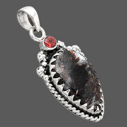 Astrophyllite - Russia and Garnet Pendant P-1482 SDP154612