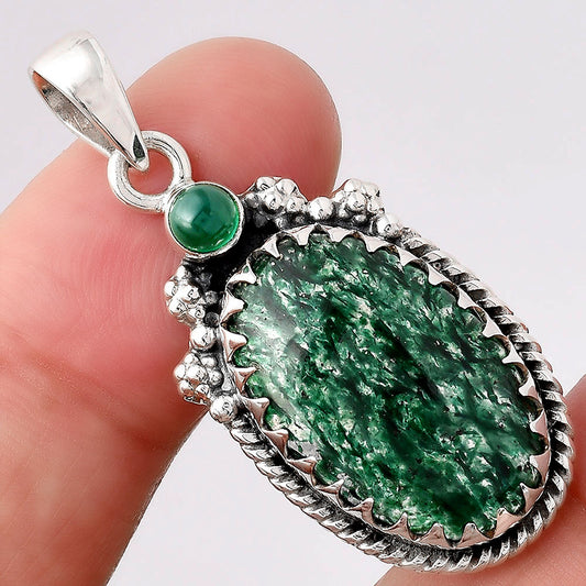 Green Aventurine and Green Onyx Pendant P-1482 SDP154615