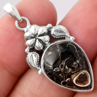 Natural Turtella Jasper - USA Pendant P-1694 SDP154619