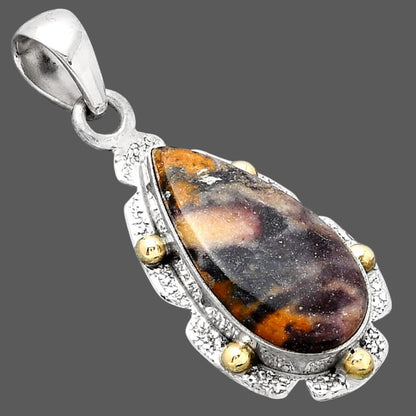 Natural Indian Blanket Jasper Pendant P-1485 SDP154630