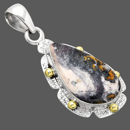 Natural Indian Blanket Jasper Pendant P-1485 SDP154631