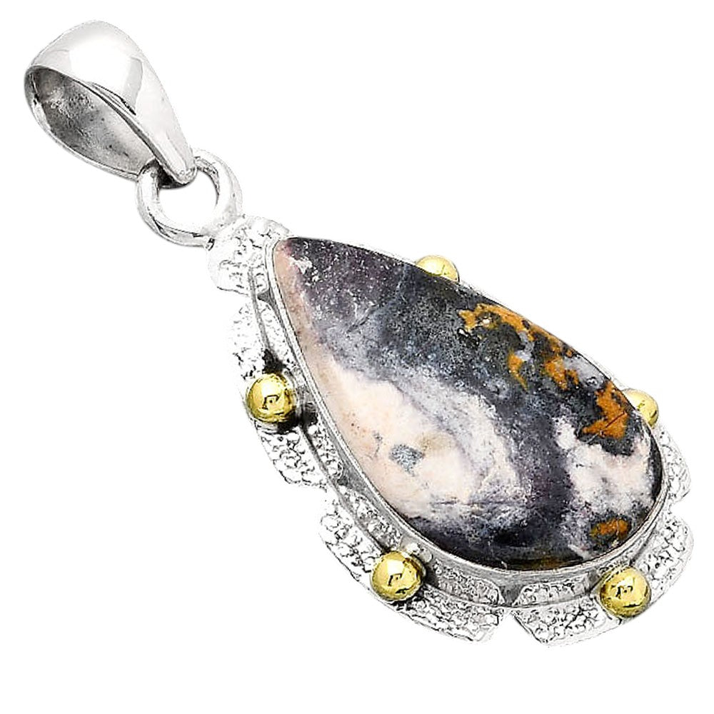 Natural Indian Blanket Jasper Pendant P-1485 SDP154631