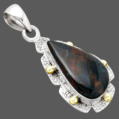 Natural Blood Stone - India Pendant P-1485 SDP154632