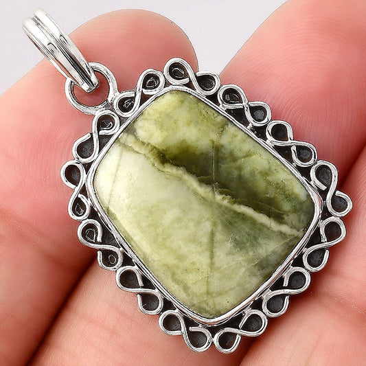 Natural Serpentine Pendant P-1069 SDP154658