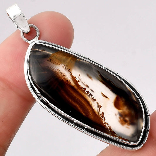 Natural Montana Agate - USA Pendant P-1065 SDP154661