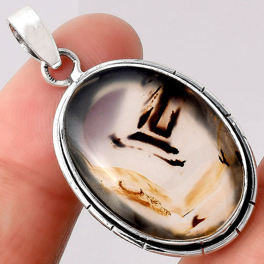Natural Montana Agate - USA Pendant P-1065 SDP154666