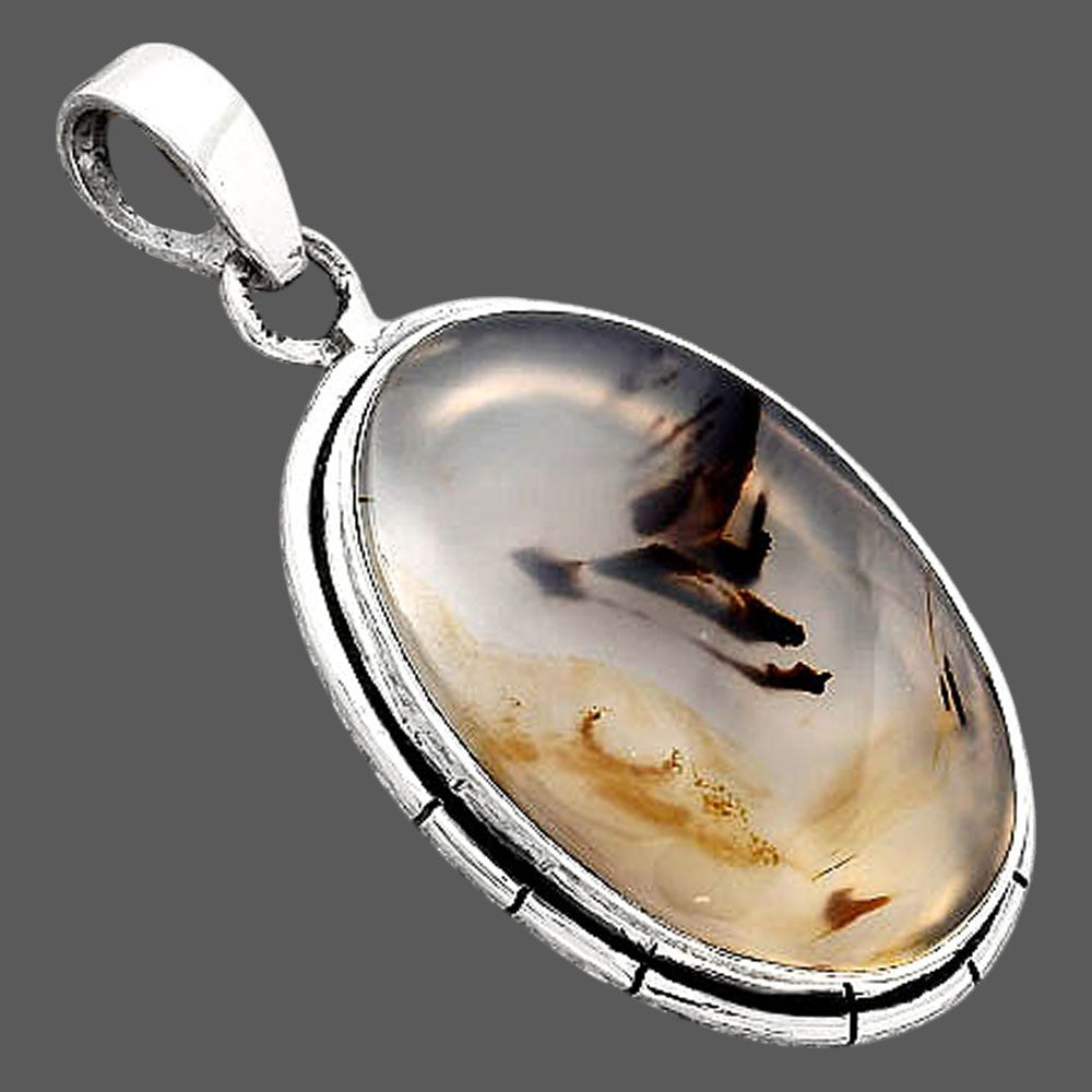 Natural Montana Agate - USA Pendant P-1065 SDP154666