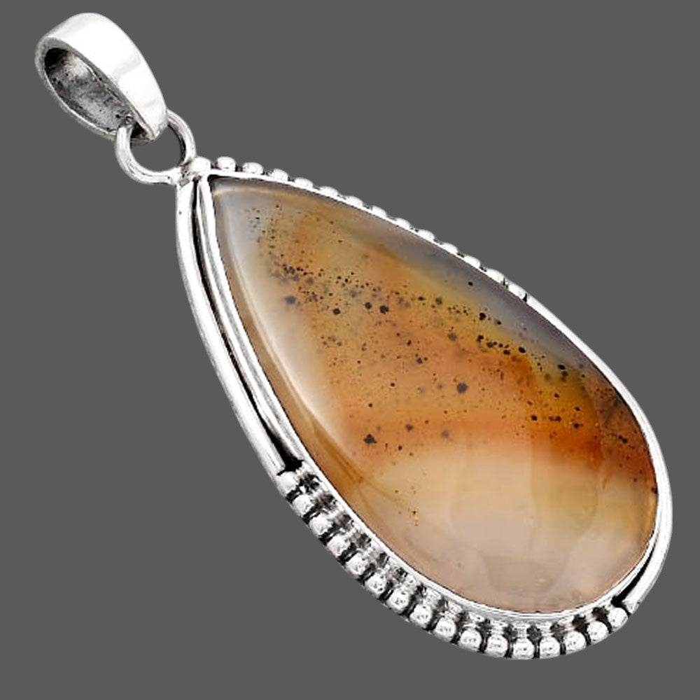 Natural Montana Agate - USA Pendant P-1073 SDP154673
