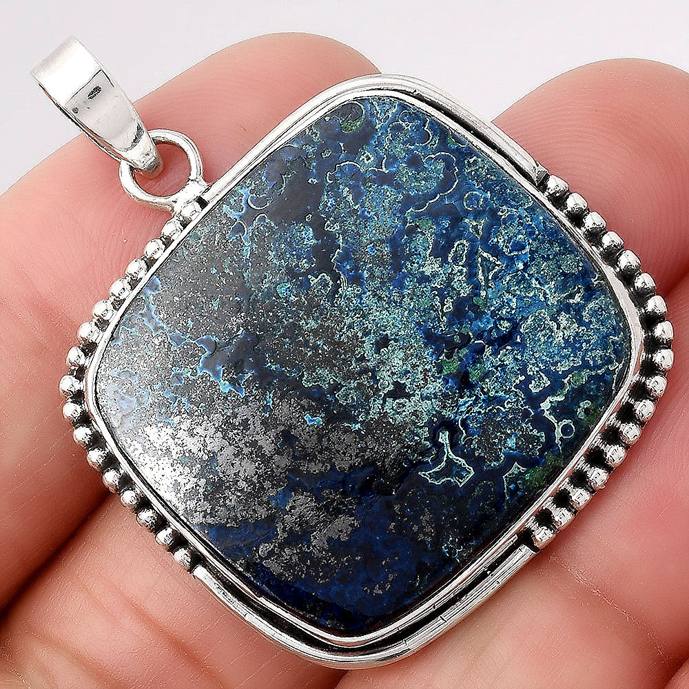 Natural Azurite Pendant P-1073 SDP154675