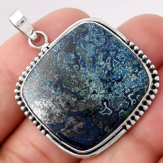 Natural Azurite Pendant P-1073 SDP154675