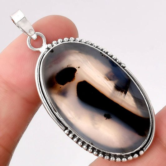 Natural Montana Agate - USA Pendant P-1073 SDP154676