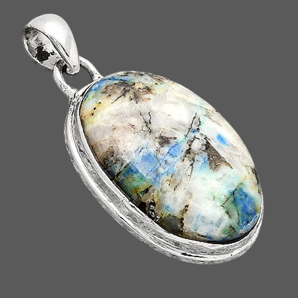 Natural Azurite Turquoise Pendant P-1050 SDP154679