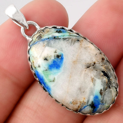 Natural Azurite Turquoise Pendant P-1325 SDP154681