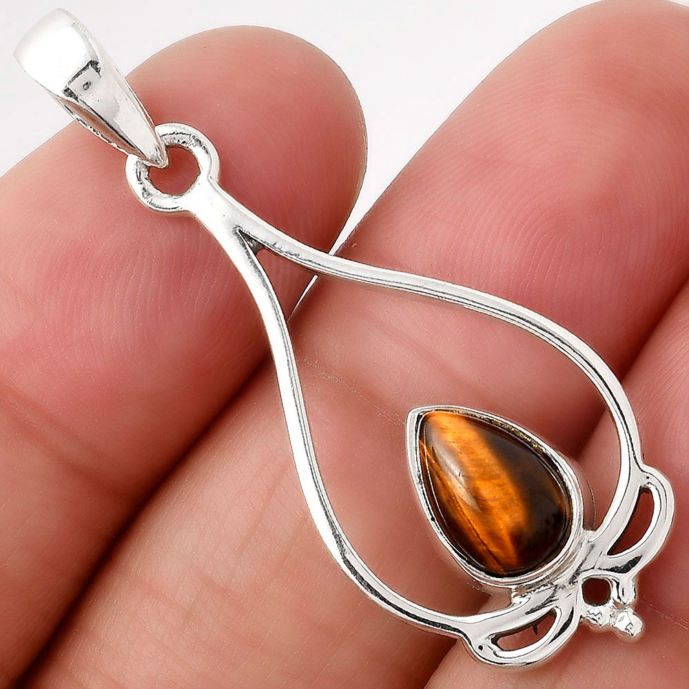Natural Tiger Eye - Africa Pendant P-1633 SDP154698