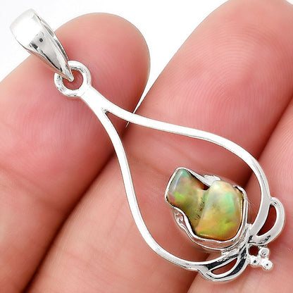 Natural Ethiopian Opal Rough Pendant P-1633 SDP154703