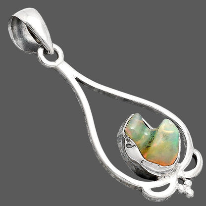 Natural Ethiopian Opal Rough Pendant P-1633 SDP154703