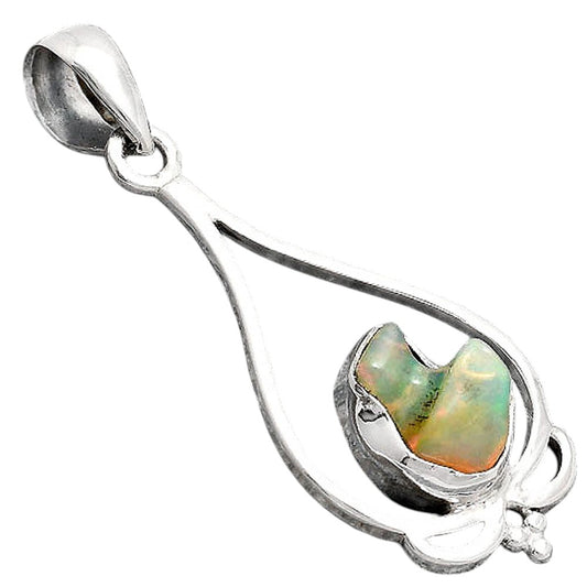 Natural Ethiopian Opal Rough Pendant P-1633 SDP154703
