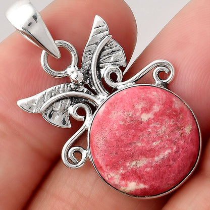 Natural Pink Thulite - Norway Pendant P-1547 SDP154713