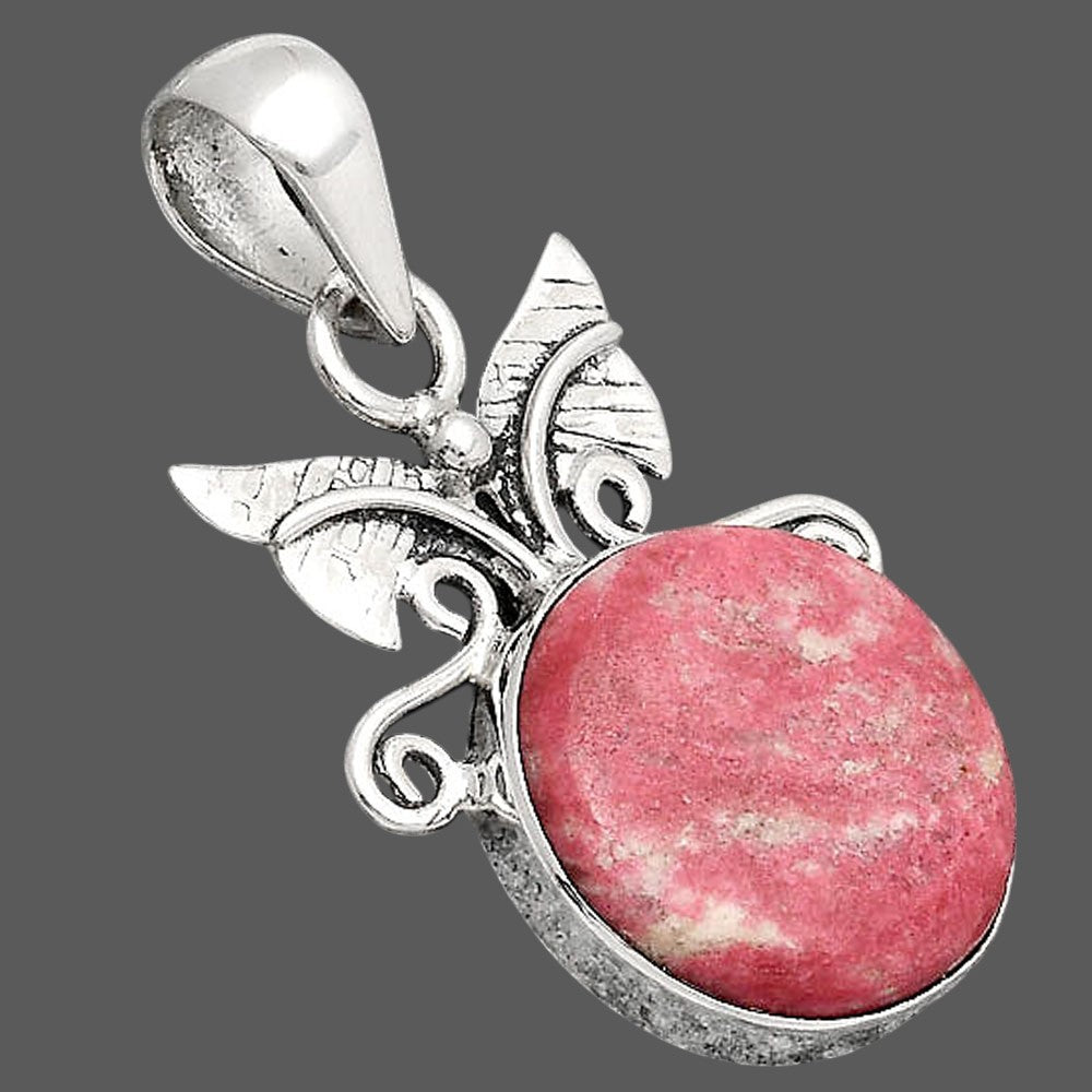 Natural Pink Thulite - Norway Pendant P-1547 SDP154713