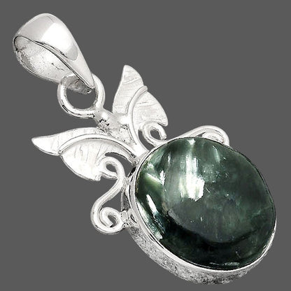 Natural Russian Seraphinite Pendant P-1547 SDP154718