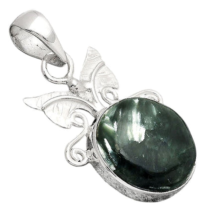 Natural Russian Seraphinite Pendant P-1547 SDP154718
