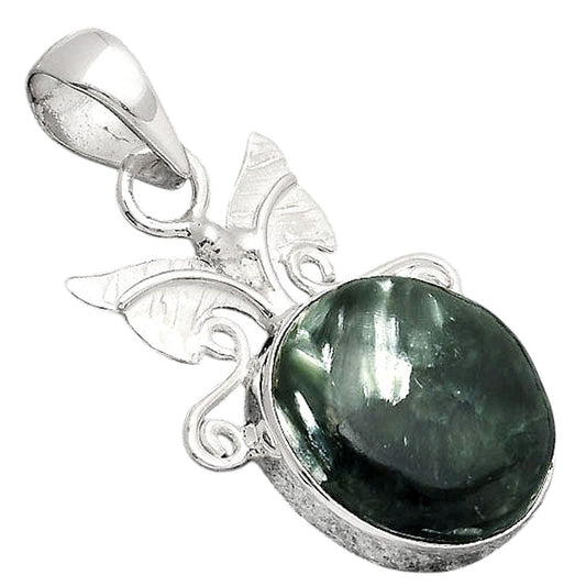 Natural Russian Seraphinite Pendant P-1547 SDP154718