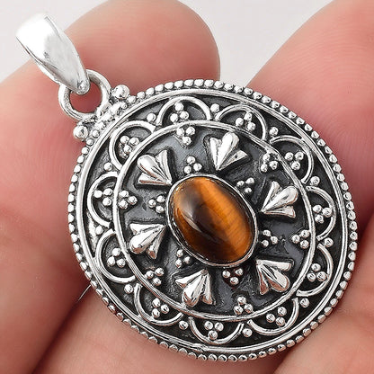 Natural Tiger Eye - Africa Pendant P-1214 SDP154721