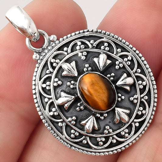 Natural Tiger Eye - Africa Pendant P-1214 SDP154722