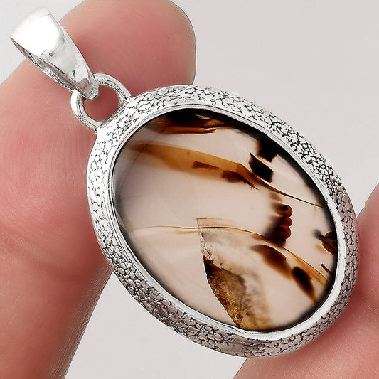 Natural Montana Agate - USA Pendant P-1538 SDP154741