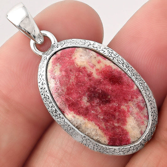 Natural Pink Thulite - Norway Pendant P-1538 SDP154742
