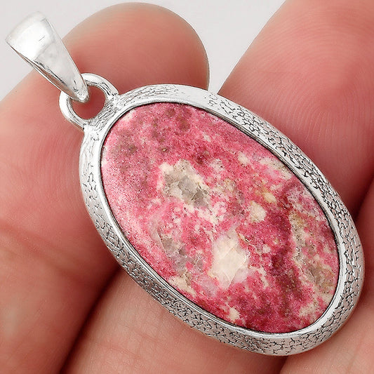 Natural Pink Thulite - Norway Pendant P-1538 SDP154747