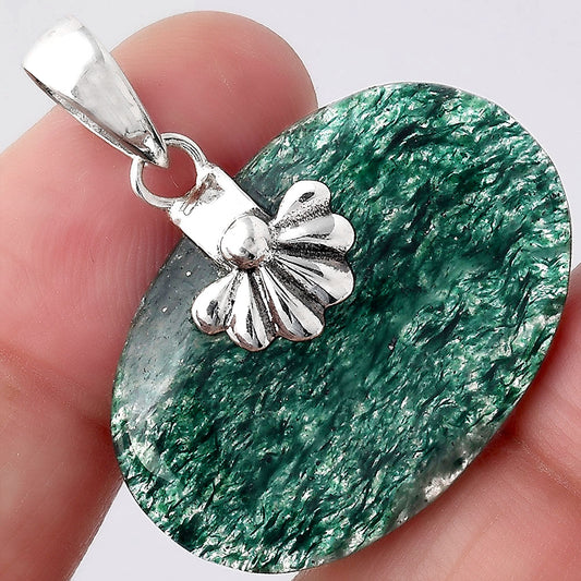 Natural Green Aventurine Pendant P-1522 SDP154801