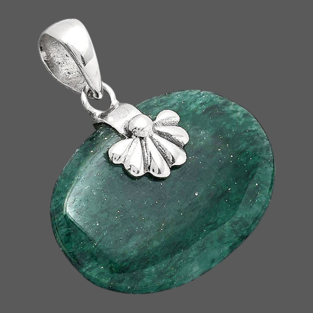 Natural Green Aventurine Pendant P-1522 SDP154801