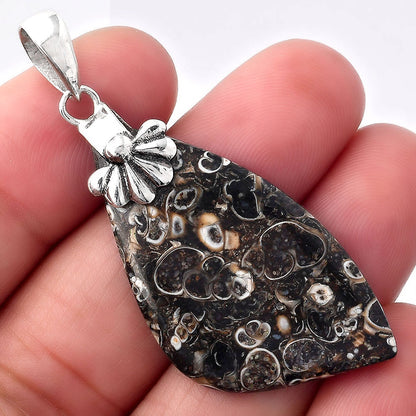 Natural Turtella Jasper - USA Pendant P-1522 SDP154804
