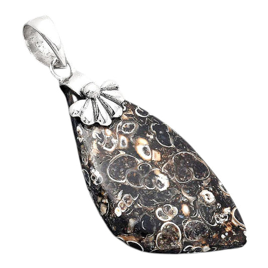 Natural Turtella Jasper - USA Pendant P-1522 SDP154804