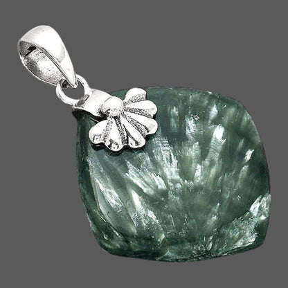 Natural Russian Seraphinite Pendant P-1522 SDP154809