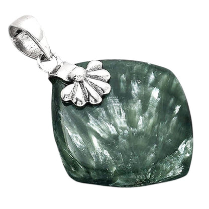 Natural Russian Seraphinite Pendant P-1522 SDP154809