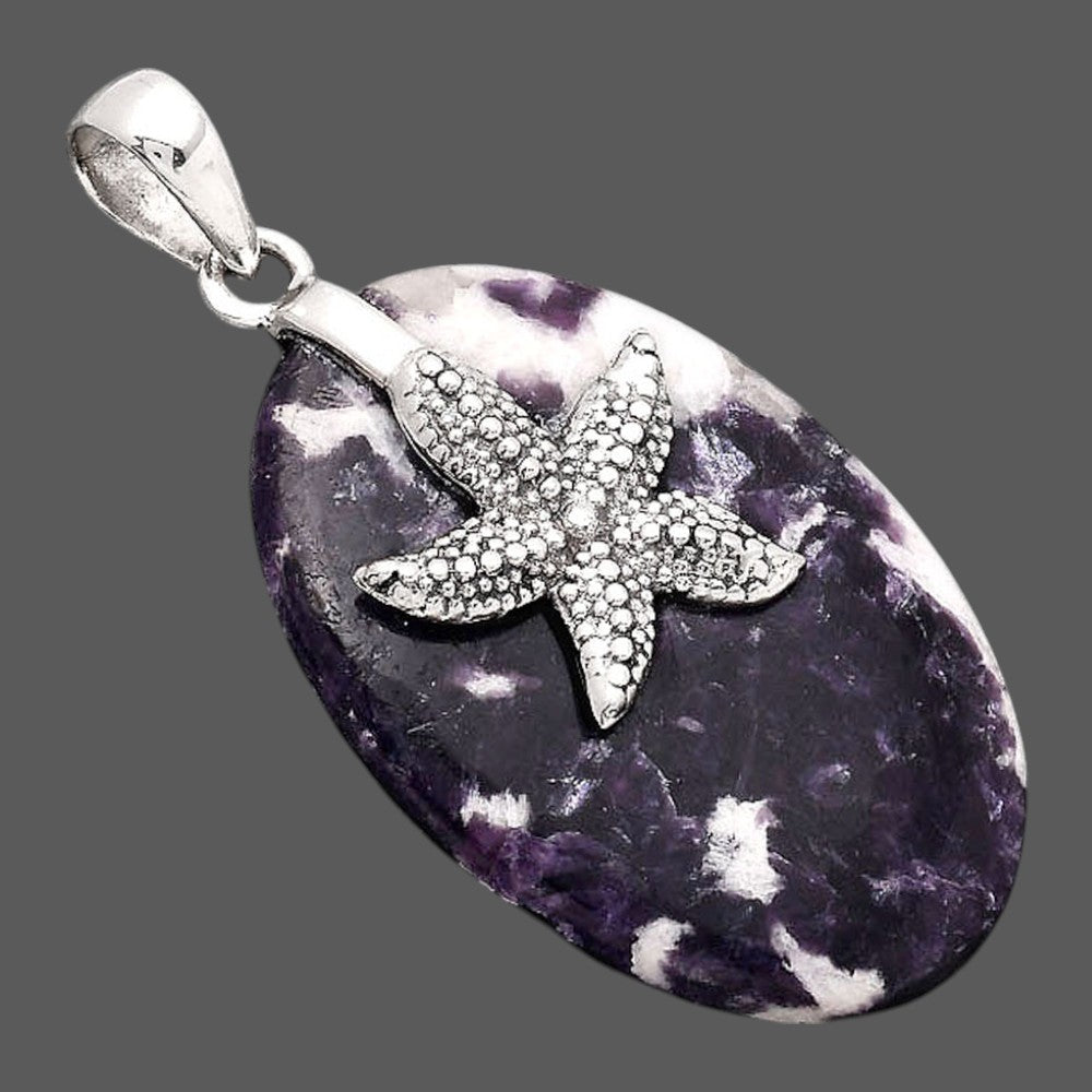 Starfish - Natural Morado Jasper Pendant P-1505 SDP154819