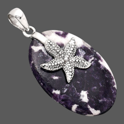 Starfish - Natural Morado Jasper Pendant P-1505 SDP154819