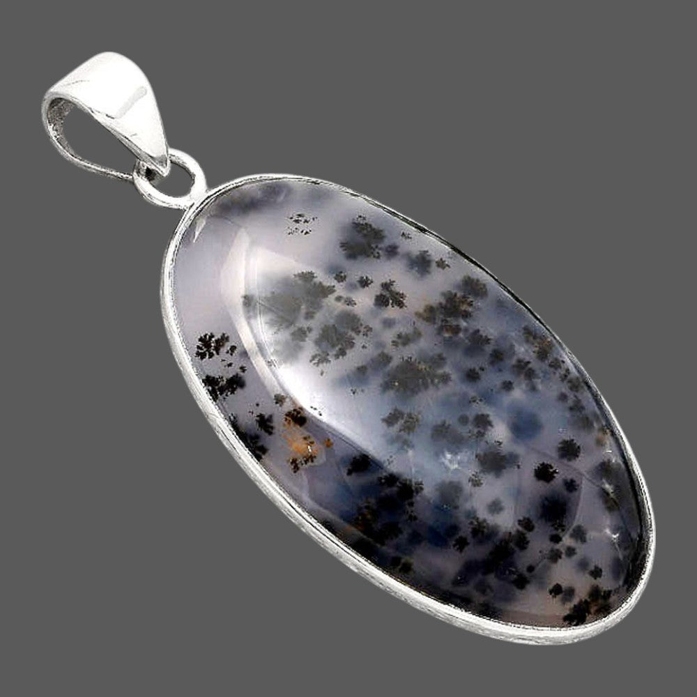 Natural Robinson Ranch Plume Agate Pendant P-1001 SDP154856