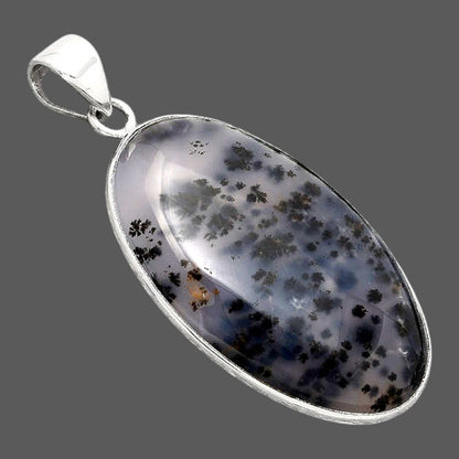 Natural Robinson Ranch Plume Agate Pendant P-1001 SDP154856