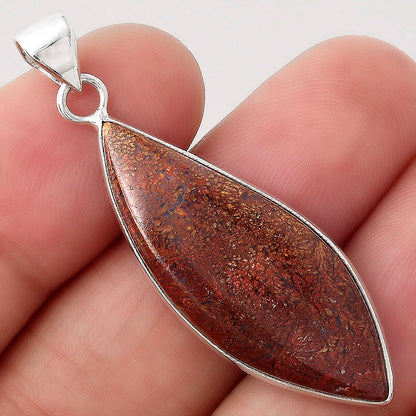 Natural Red Moss Agate Pendant P-1001 SDP154859