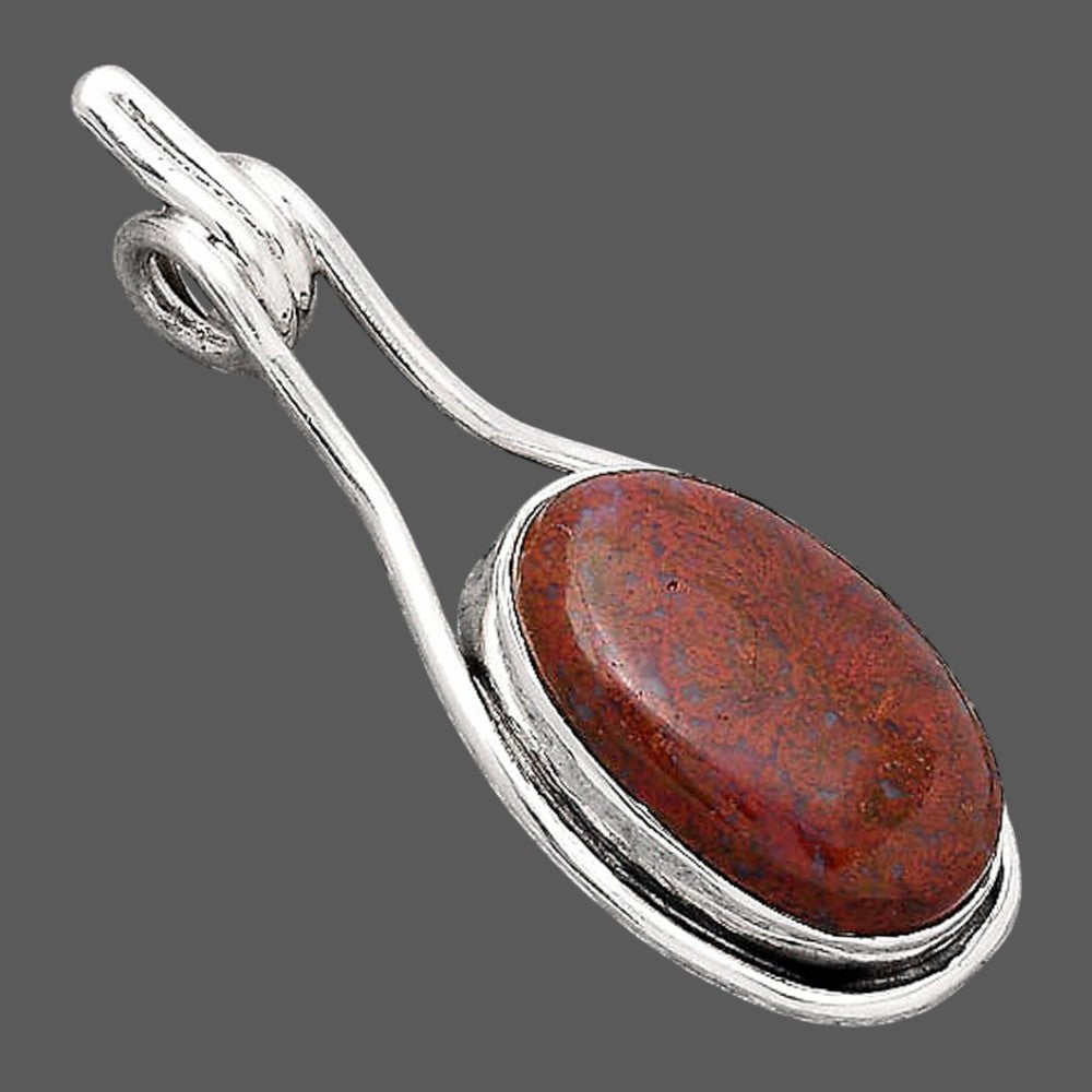 Natural Red Moss Agate Pendant P-1590 SDP154880