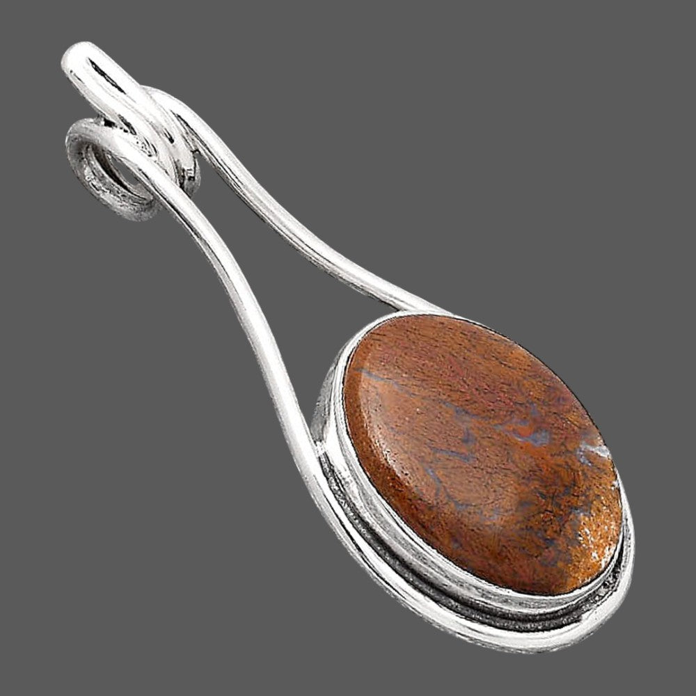 Natural Red Moss Agate Pendant P-1590 SDP154885