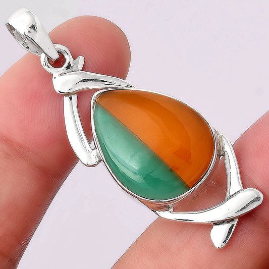 Natural Multi Onyx Pendant P-1428 SDP154896