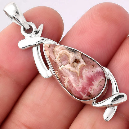 Natural Rhodochrosite Argentina Pendant P-1428 SDP154900