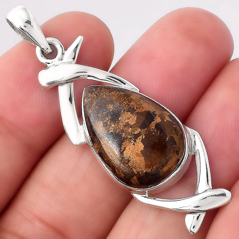 Natural Bronzite Pendant P-1428 SDP154901