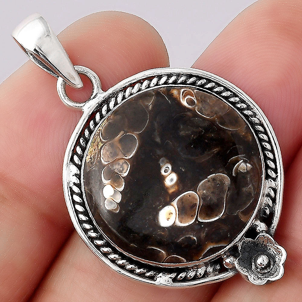 Natural Turtella Jasper - USA Pendant P-1620 SDP154934
