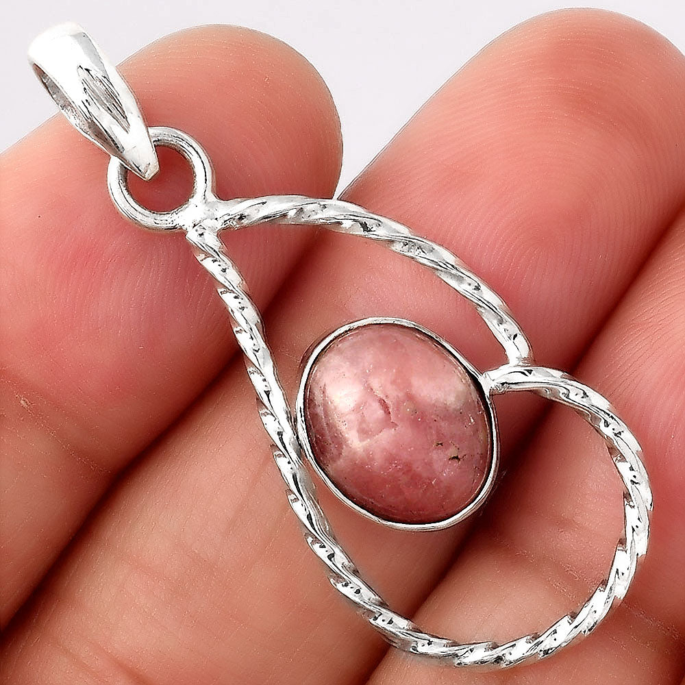Natural Rhodochrosite Argentina Pendant P-1003 SDP154962