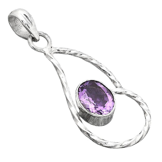 Natural Amethyst - Brazil Pendant P-1003 SDP154985